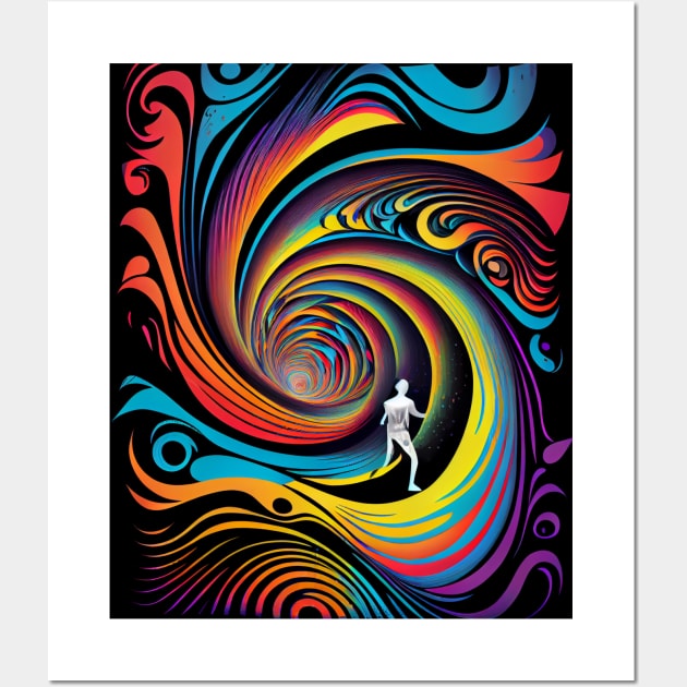 This Isn't Where I was Trying To Go - Trippy Wall Art by mcmtshirts